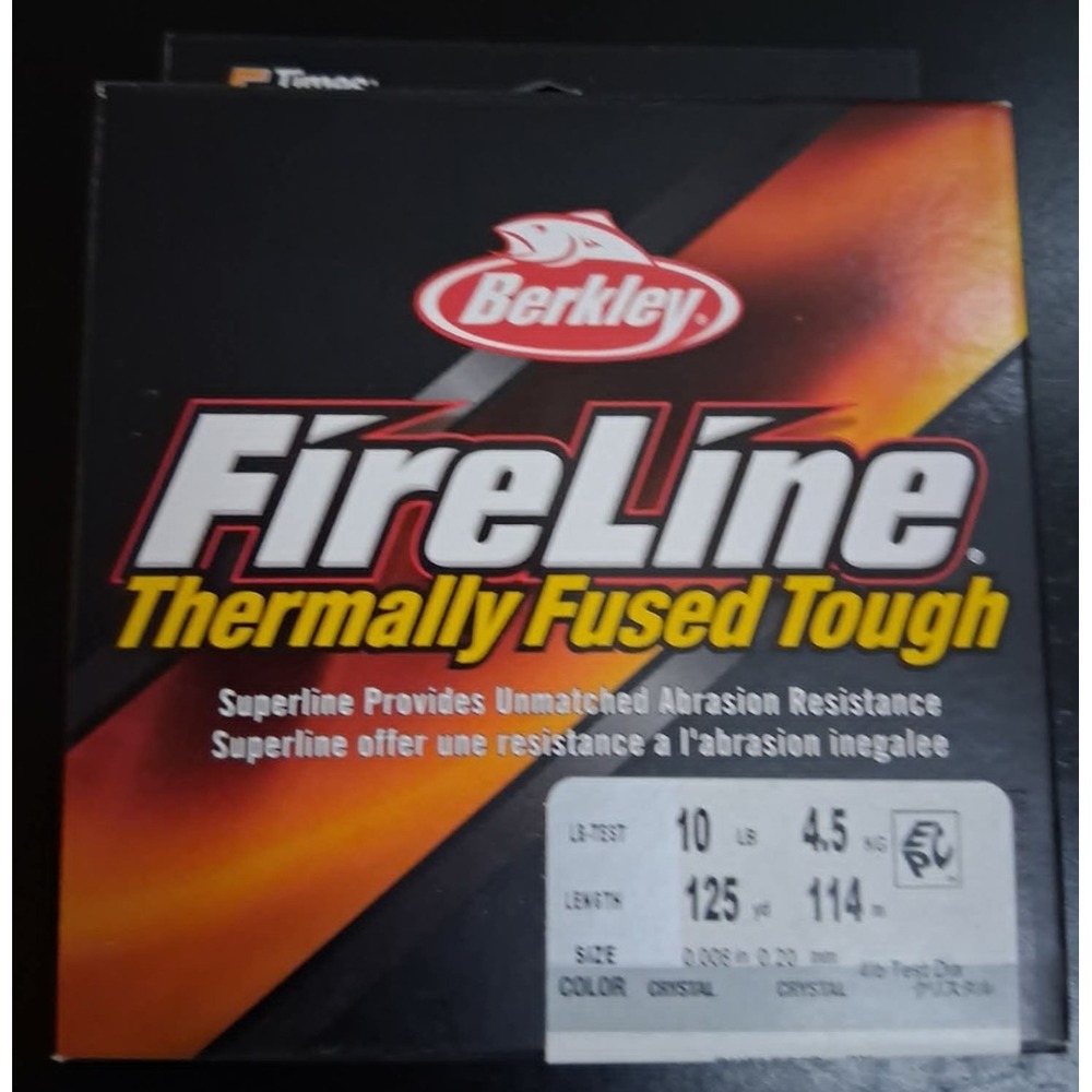 Berkley Thermally Fused Tough Fireline 10LB 125yd .008in .20mm Color - Crystal